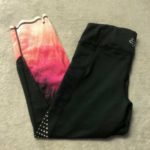 Fox Racing Hyped Crop Athletic Leggings with Mesh Size Small